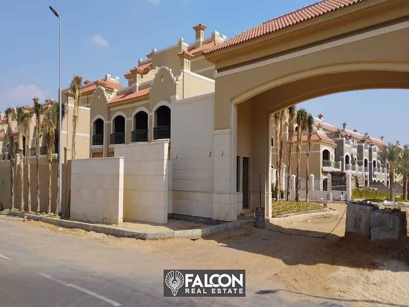 Ready to move  Corner townhouse villa with a Prime view on central park in Al Shorouk La Vista Patio Prime 3