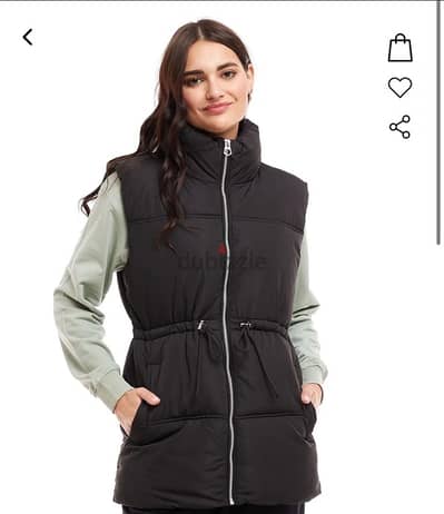 Puffer Gilet with Zipper Closure from R&B