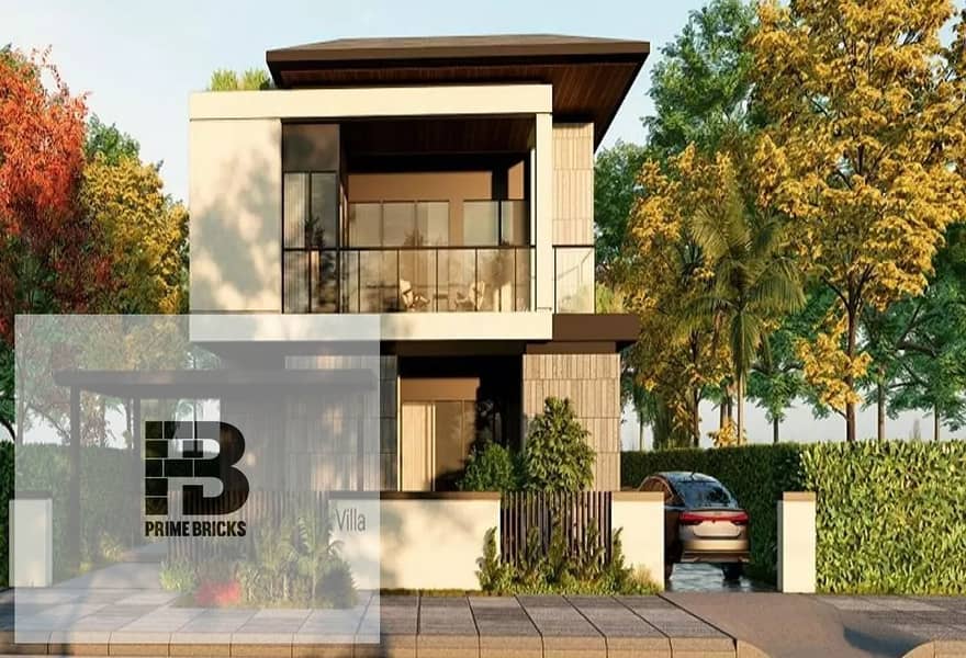 With a 5% down payment, a 233 sqm garden villa for sale in Compound Telal East, Fifth Settlement 7