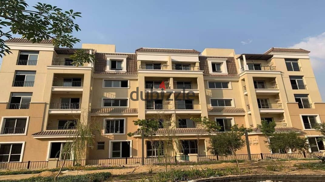 Apartment for sale, 2 bedrooms, in Sarai, in front of Madinaty, with installments over 8 years, without interest 6