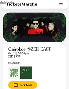 cairokee fanpit x2 ticket