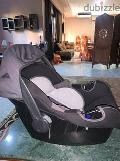 Mothercare Ziba Car Seat - Black & Grey - Excellent Condition 0