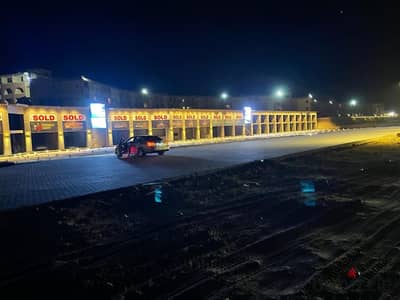 A 200-meter car showroom for sale on the sea in Galala, in front of Monte Galala, the most expensive area in Egypt, immediate receipt