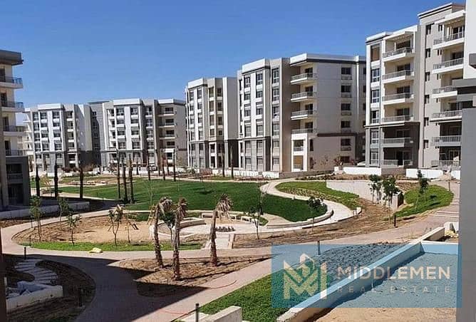 apartment 207m prime location view garden delivered , hyde park new cairo 7