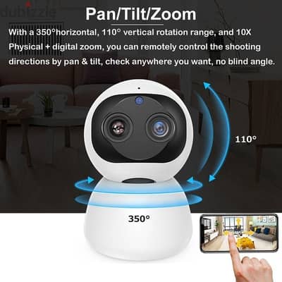 كاميرا واي فاي بدون اسلاك mini home 10x zoom