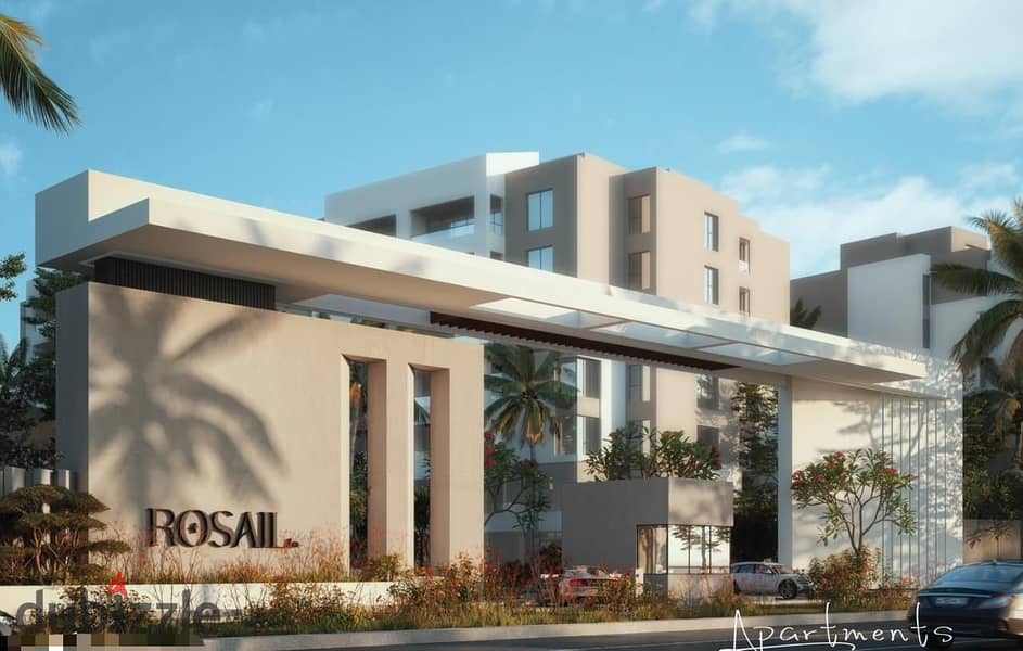 Apartment for sale with a down payment of only 877,000 – Fully finished in Rosail Compound 4