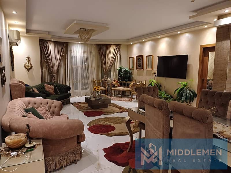 apartment for sale 149m finished with air conditioners and kitchen , hyde park new cairo 4