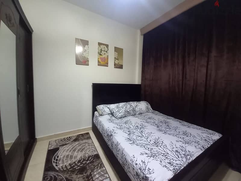 شالية للايجار مفروش الشيخ زايد بجوار مول مزار for rent fully furnished 10