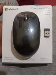 Microsoft 1850 Mobile Mouse Wireless, Nero