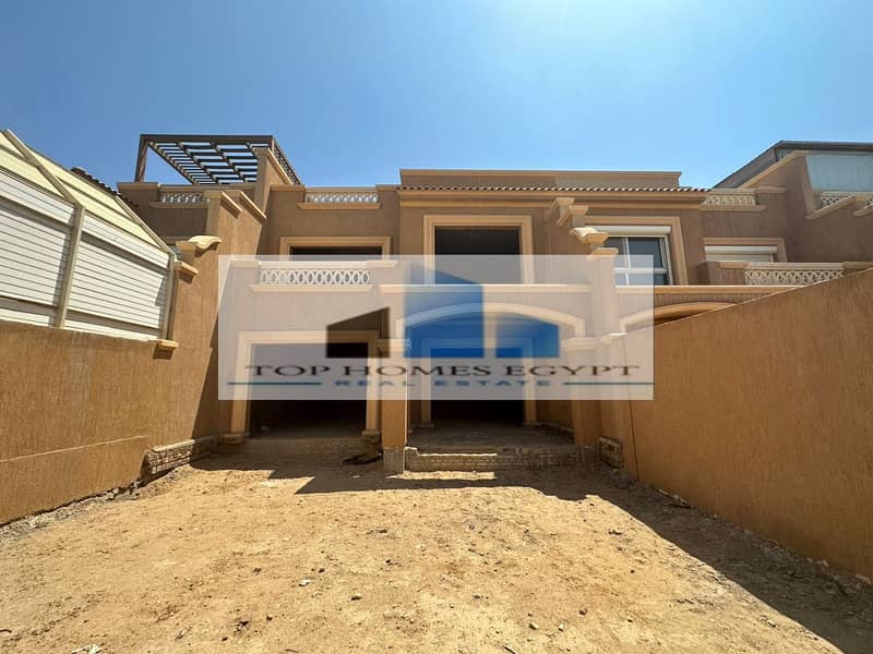 Villa for sale 349 SQM with a private garden in a prime location in La Nuova Vista Misr Italia - Garden 8 - New Cairo 1