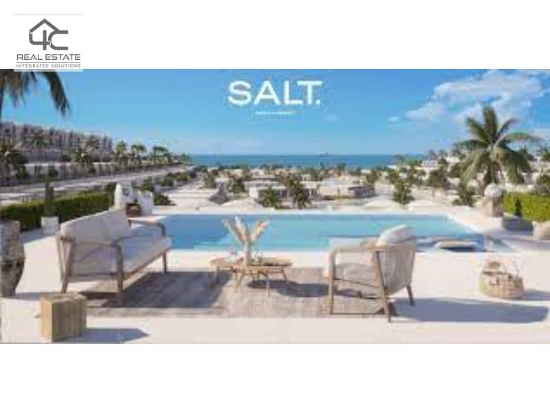 Chalet 110 m for sale sea view and pool with the lowest price chalet in Salt 8