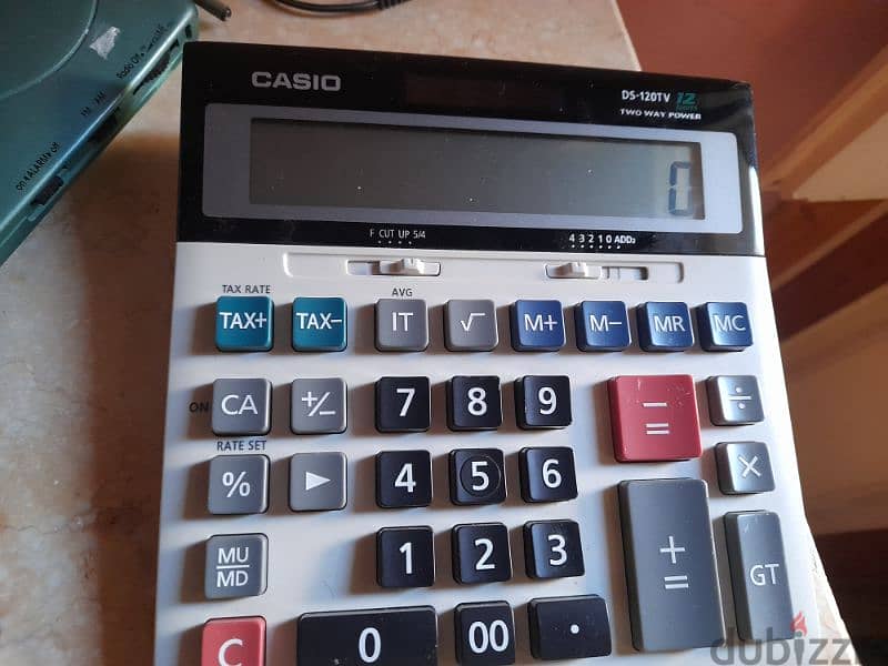 calculater Casio Ds 120TV two power way 1