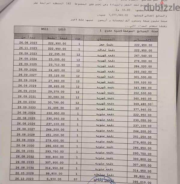 شقه للبيع بمدينتي ارضي بجاردن 108م جاردن 55م 2