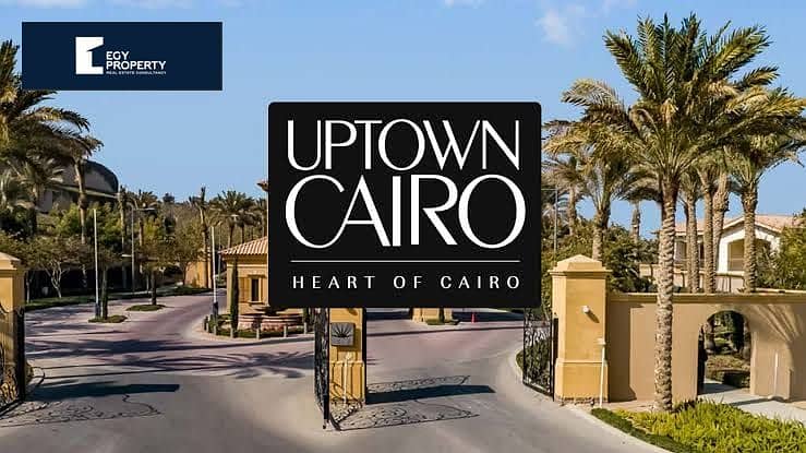 Own your new fully finished fully furnished apartment now in Uptown Cairo Mokattam and enjoy the landscape view 3