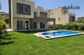 Ready to move Standalone Villa for sale with installments up to 8 Years , in Palm Hills New Cairo 0