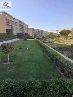 A fully finished apartment in the Fifth Settlement, in installments, with a landscape view