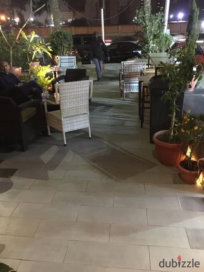 Cafe for rent in Al-Thawra Street, finished 7