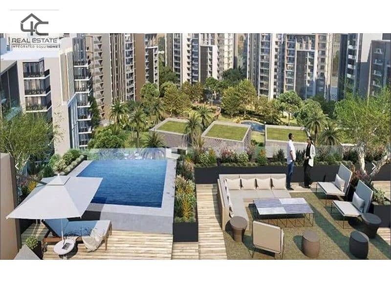 Apartment for sale in a view of villas in installments in Zed East, Fifth Settlement, 133 m 2