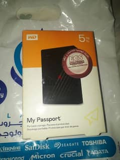 new hd western my passport 5 tera