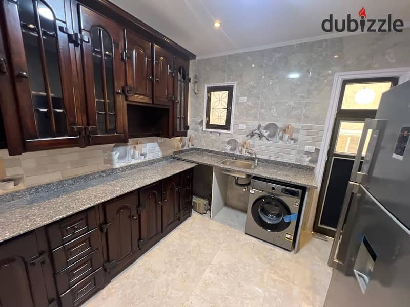 Furnished apartment for rent in nasr city in the first district is fully air conditioned 13