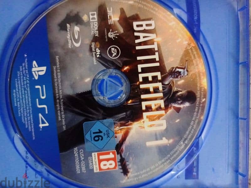 CD battlefield 1 used one time 1