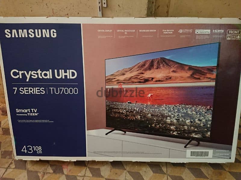 samsung smart crystal UHD 4k built in receiver 4