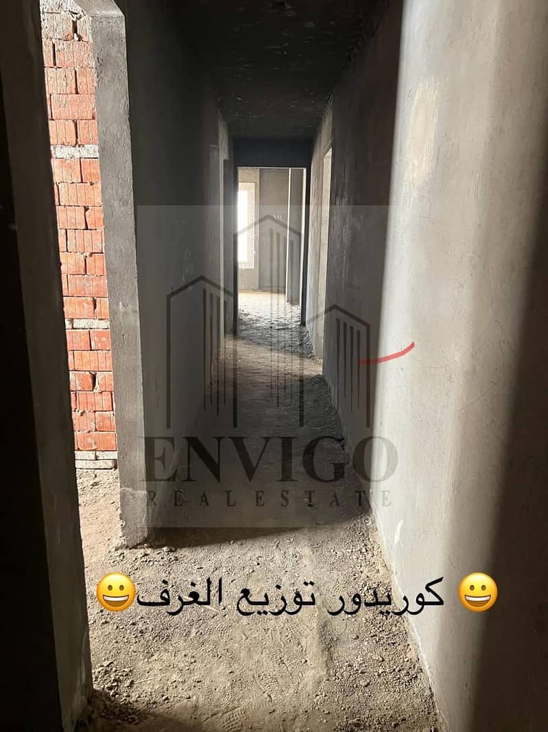 Apartment for sale, semi-finished, 163 square meters, in Al-Wahah, 50th Street 4