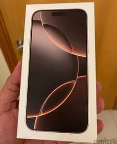 iPhone 16 pro max 256 titanium desert Za