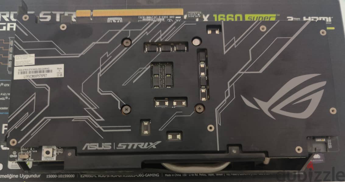 GTX 1660 Super ASUS ROG STRIX  اعلي نسخة للكارت ده 1