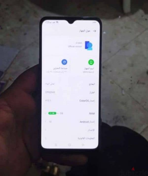 Oppo Reno 3 رام8+5 ذاكرة 128 بصمة شاشه 2