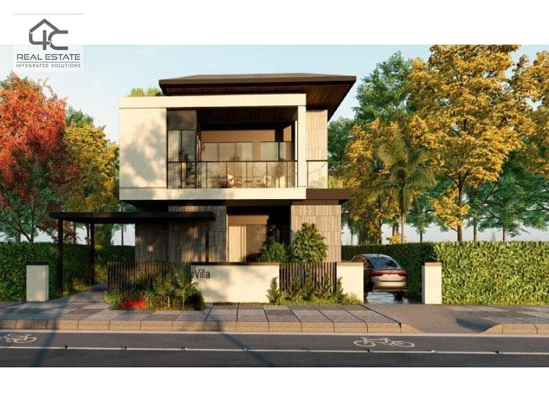 Corner townhouse villa for sale in installments in Fifth Settlement Hills in installments 3