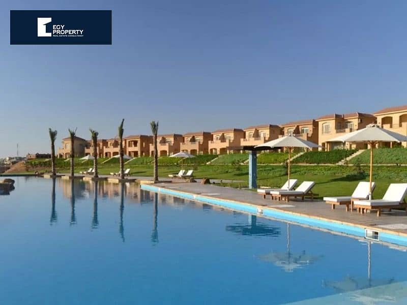 Villa 250 sqm, fully finished, super luxurious, and furnished , in Telal Sokhna -, directly on the sea, 7