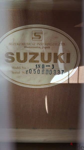 suzuki classic guitar model sng 3 5