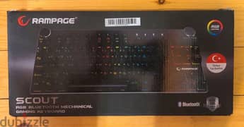 Original RAMPAGE Gaming RGB Wireless Mechanical Keyboard كيبورد جيمينج