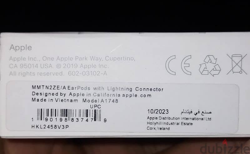 سماعة apple original 1