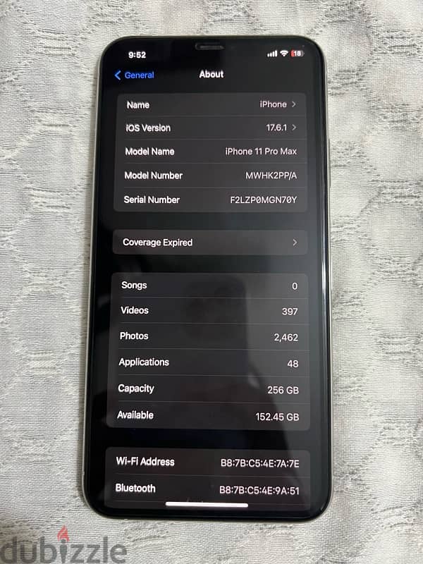 IPhone 11 Pro Max 256G 6