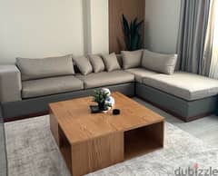 Modern L-Shape Sofa 3x2  GREY