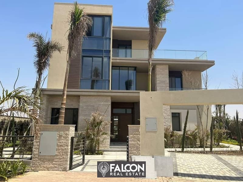 SV villa, immediate receipt, in the most distinguished compound in New Zayed City, The Estates - Sodic compound, 3 minutes from Sphinx Airport 8