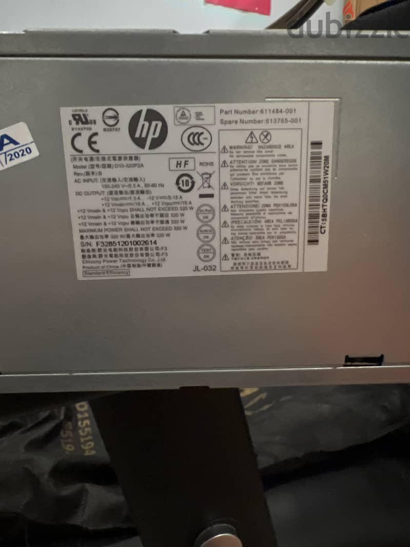 Power supply 350w Hp 0