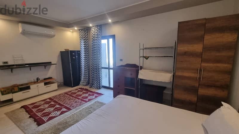 استوديو مفروش للايجار كورتيارد سوديك الشيخ زايد Studio fully furnished 3