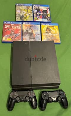 playstation 4 1 terabyte + 5 games + 2 controllers 0