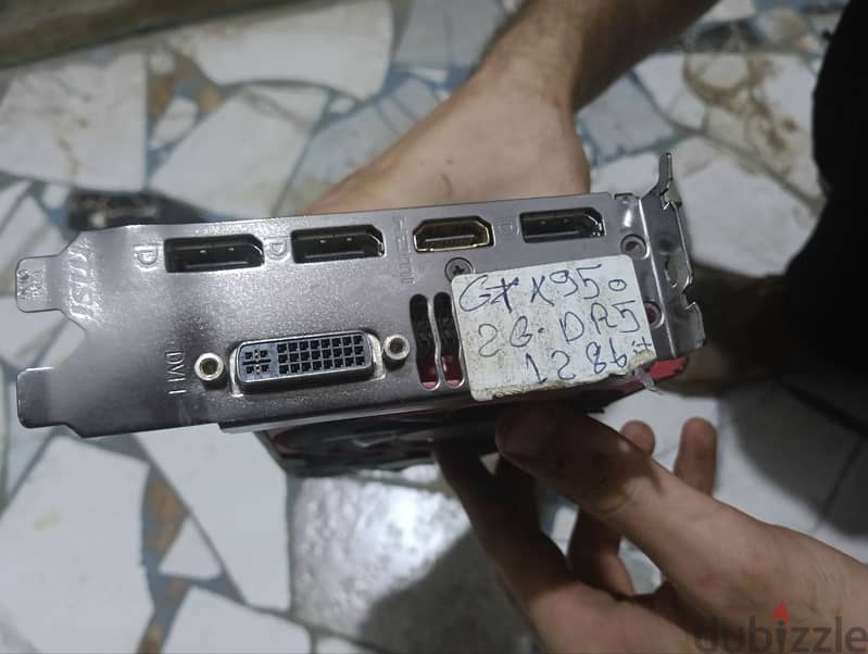 للبيع"NIVIDIA GeForce GTX 950  DDR5-2G" 6