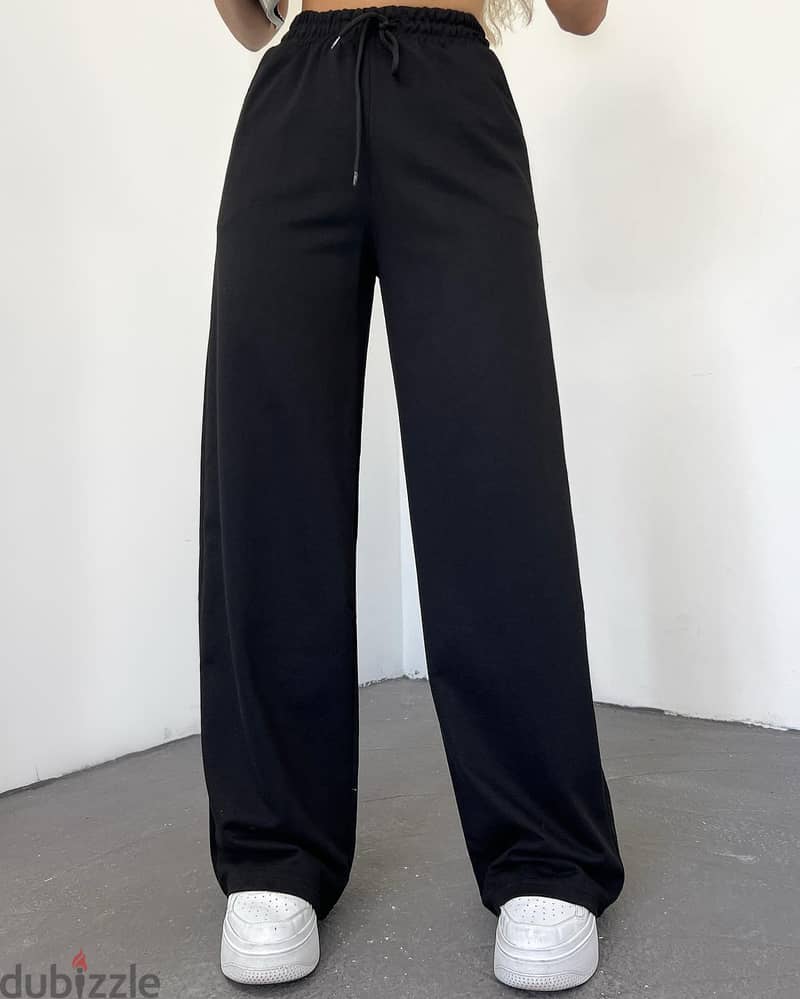 سويت بانت وايد ليج - Wide Leg Sweatpant [15% OFF + Free Shipping] 3