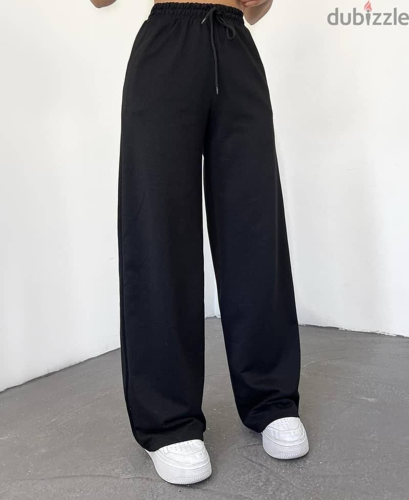 سويت بانت وايد ليج - Wide Leg Sweatpant [15% OFF + Free Shipping] 5