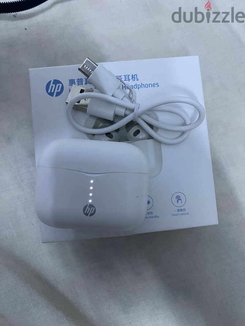 ايربودز hp جديده متفتحتش وارد الامارات ٣٠ ساعه اغاني 3