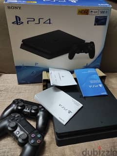 PlayStation 4 slim 500 GB جهاز بلاي ستيشن 4 slim هارد 500 جيجا بايت