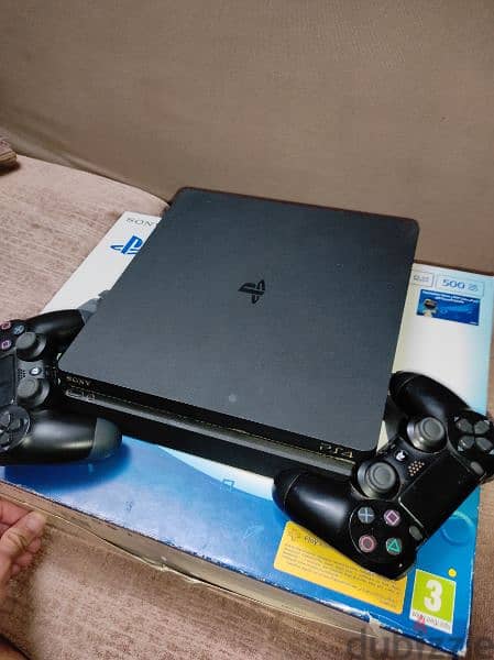 PlayStation 4 slim 500 GB جهاز بلاي ستيشن 4 slim هارد 500 جيجا بايت 1