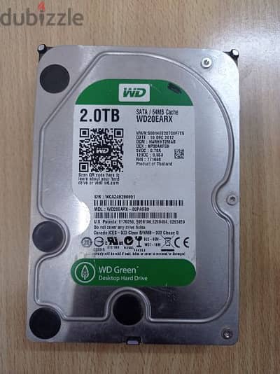 هيلث 100  ممتاز HDD 2t   هارد2 تيرا استعمال خفيف جدا