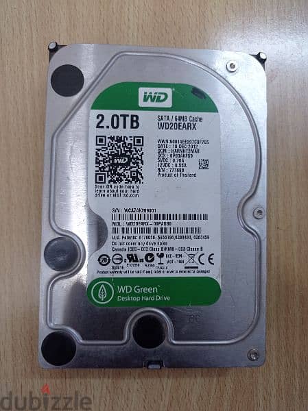 هيلث 100  ممتاز HDD 2t   هارد2 تيرا استعمال خفيف جدا 1