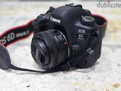 New Canon 6D mark2 + Lens 50m Stm F 1.8